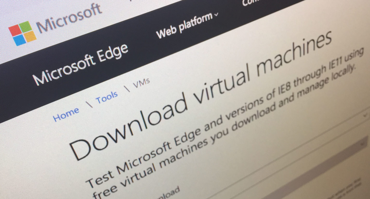 test microsoft edge and versions of ie 6 through ie11 free download